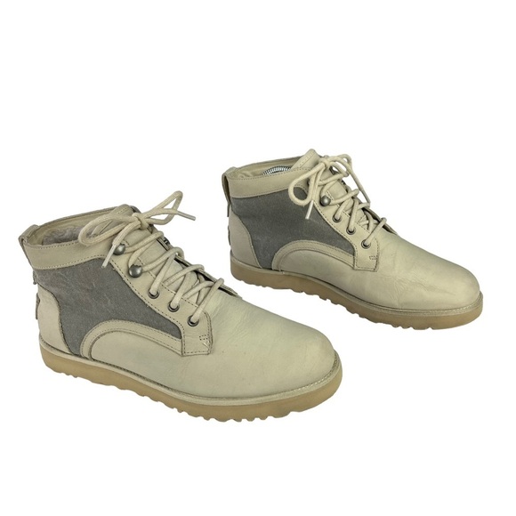 Ugg Bethany Water Resistant Chukka Winter Boot Light Gray Womens Size 9.5 - Picture 2 of 11